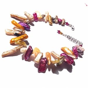 Ankle Bracelet Extreme Festival Gypsy Glam Pearls